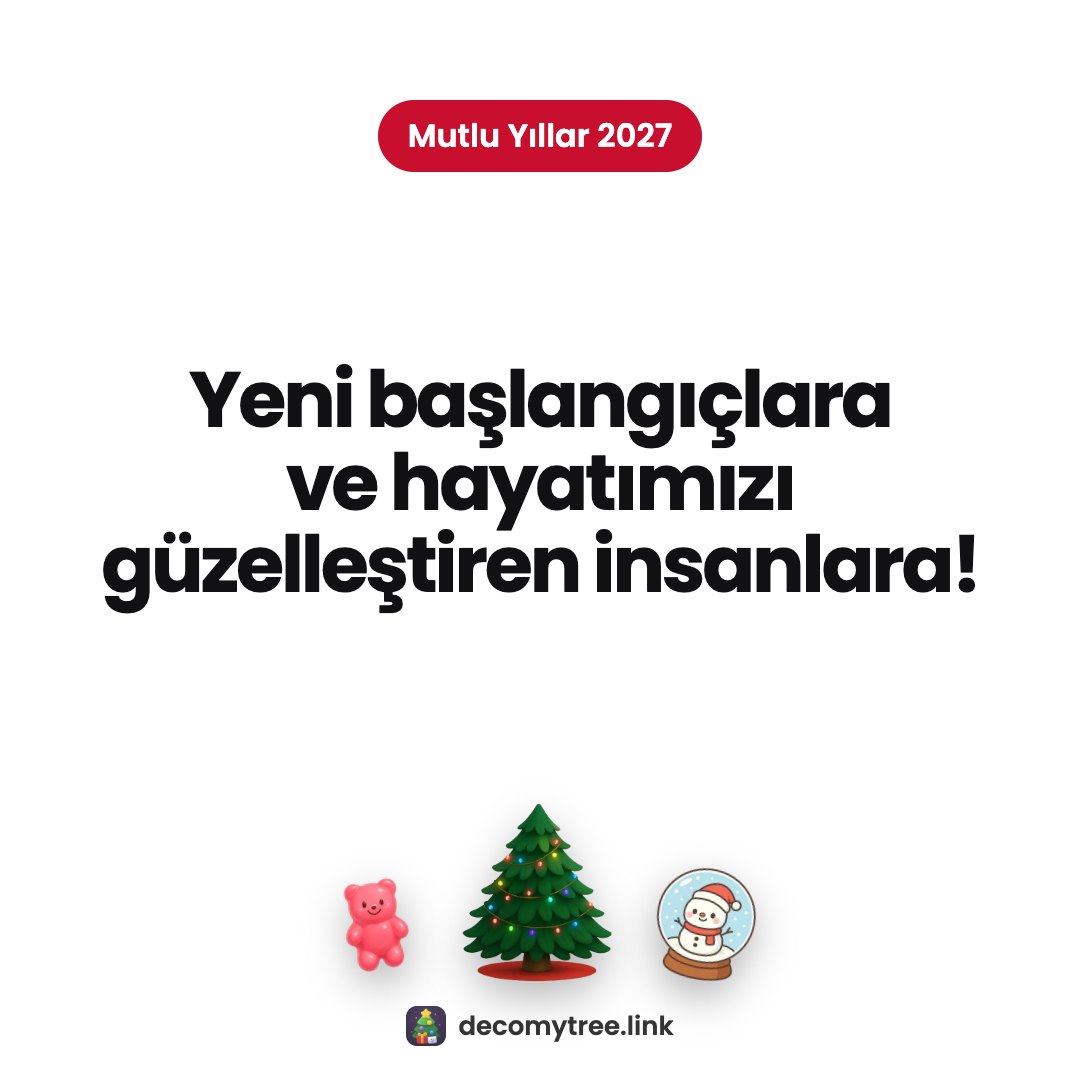 Mutlu Yıllar 2027: Yeni başlangıçlara ve hayatımızı güzelleştiren insanlara!